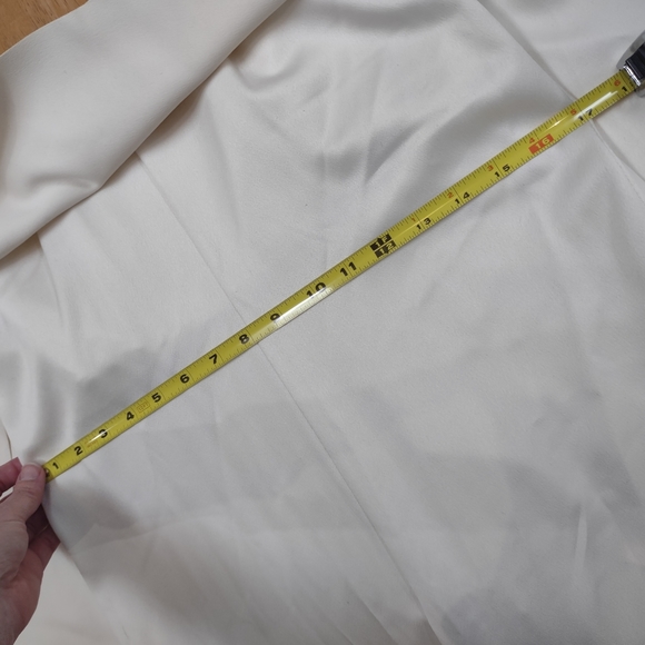 Solace London Cadenza Ivory wide leg draped ruffle jumpsuit 2 $580 - Picture 6 of 9